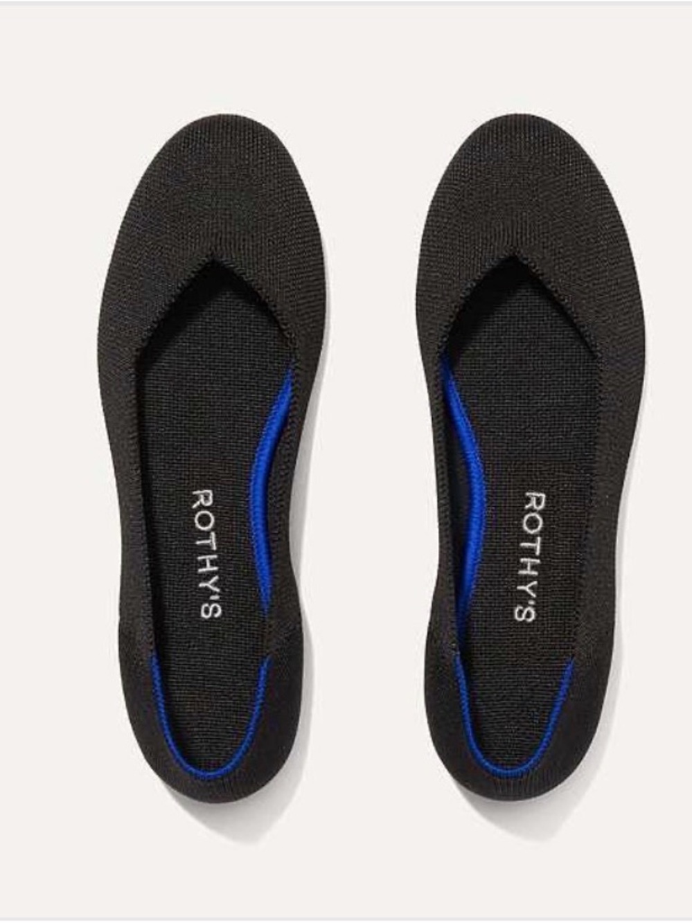 Rothy's Black Ballet Flats